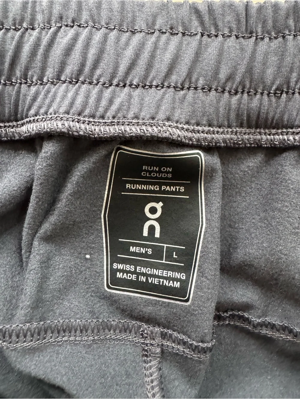 Mens On Running Pants, green Gray, size Large